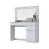 Tocador Home Mobili Cado 4 Cajones 1 Puerta Blanco