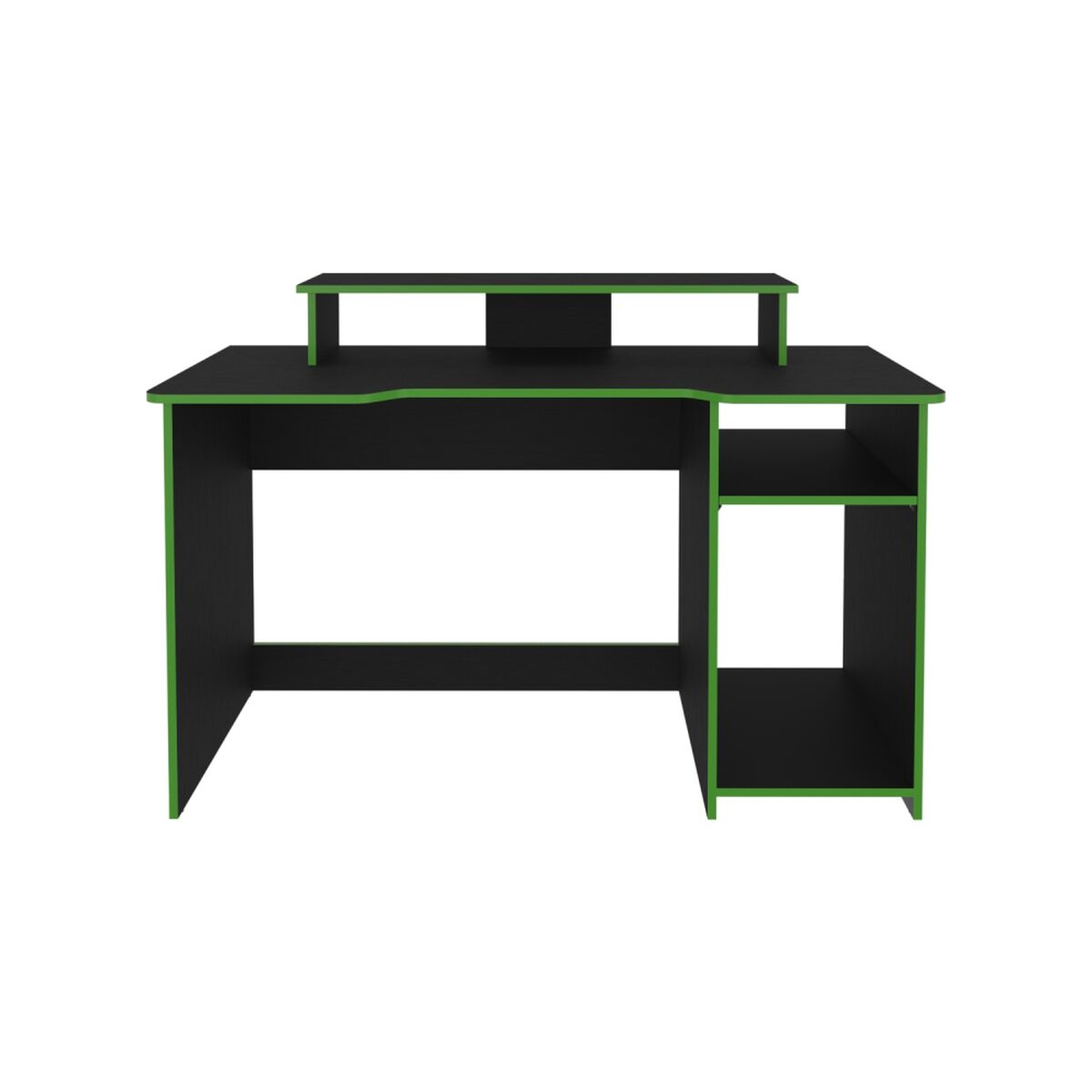 Escritorio Gamer TuHome Huni Wengue Y Verde