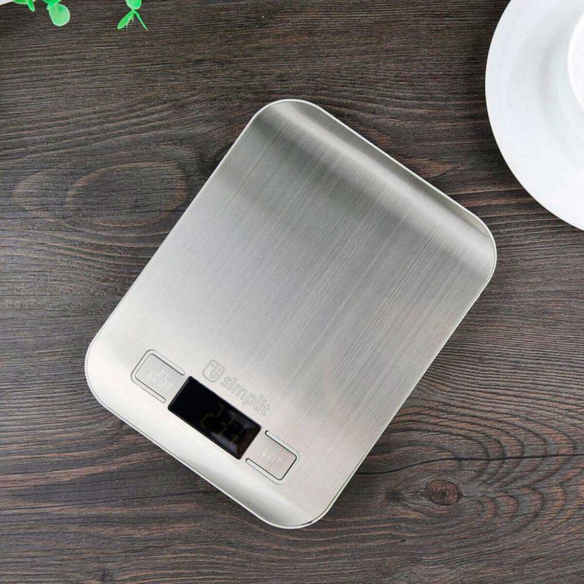 Balanza Digital Simplit Plateado