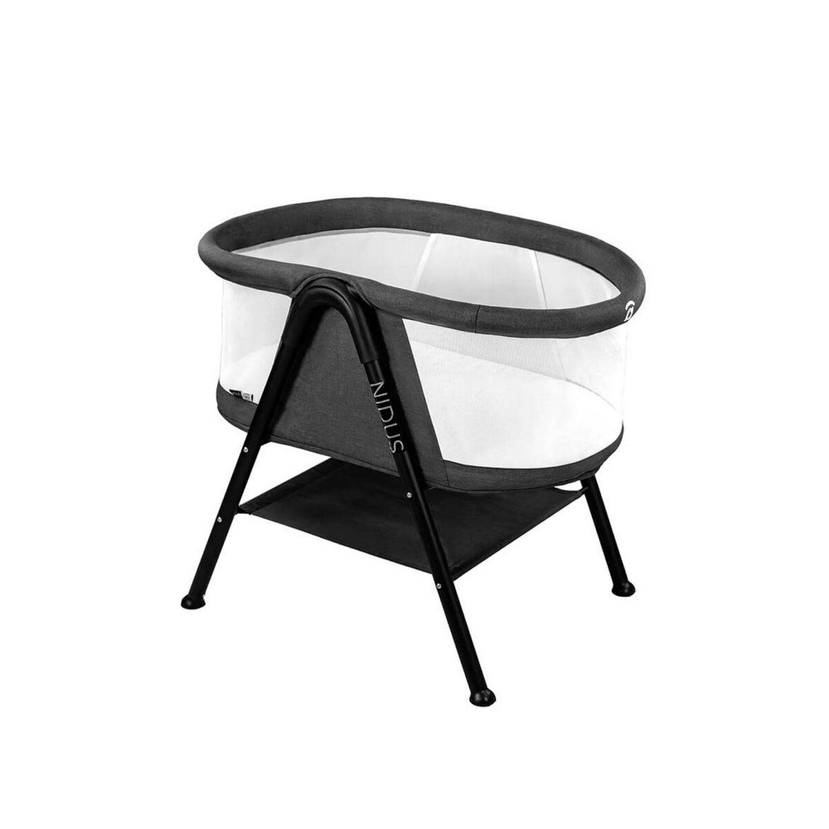 Cuna Mini Cot Nidus Anthracite Asalvo