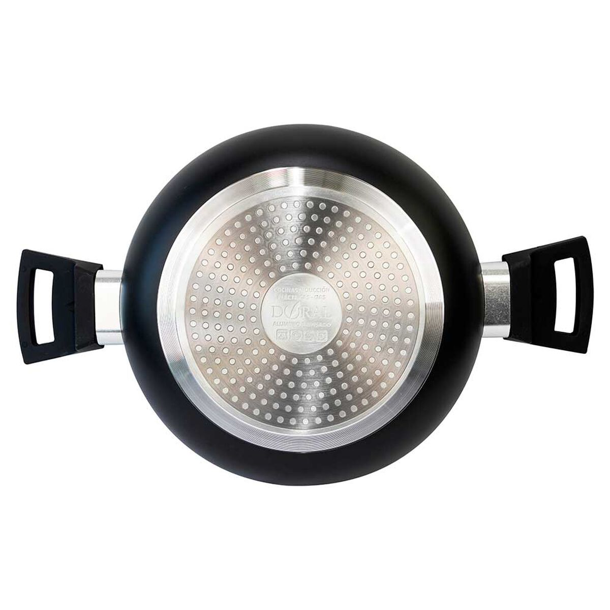 Arrocera Doral Lombardi C/Tapa 24 cm Negra