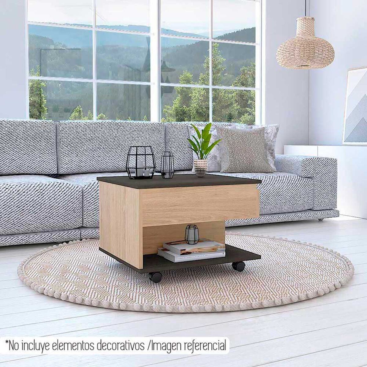 Mesa de Centro TuHome 5G-1 Rovere Wengue