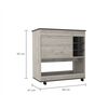 Bar TuHome Bi Color Ceniza Wengue 1 Puerta