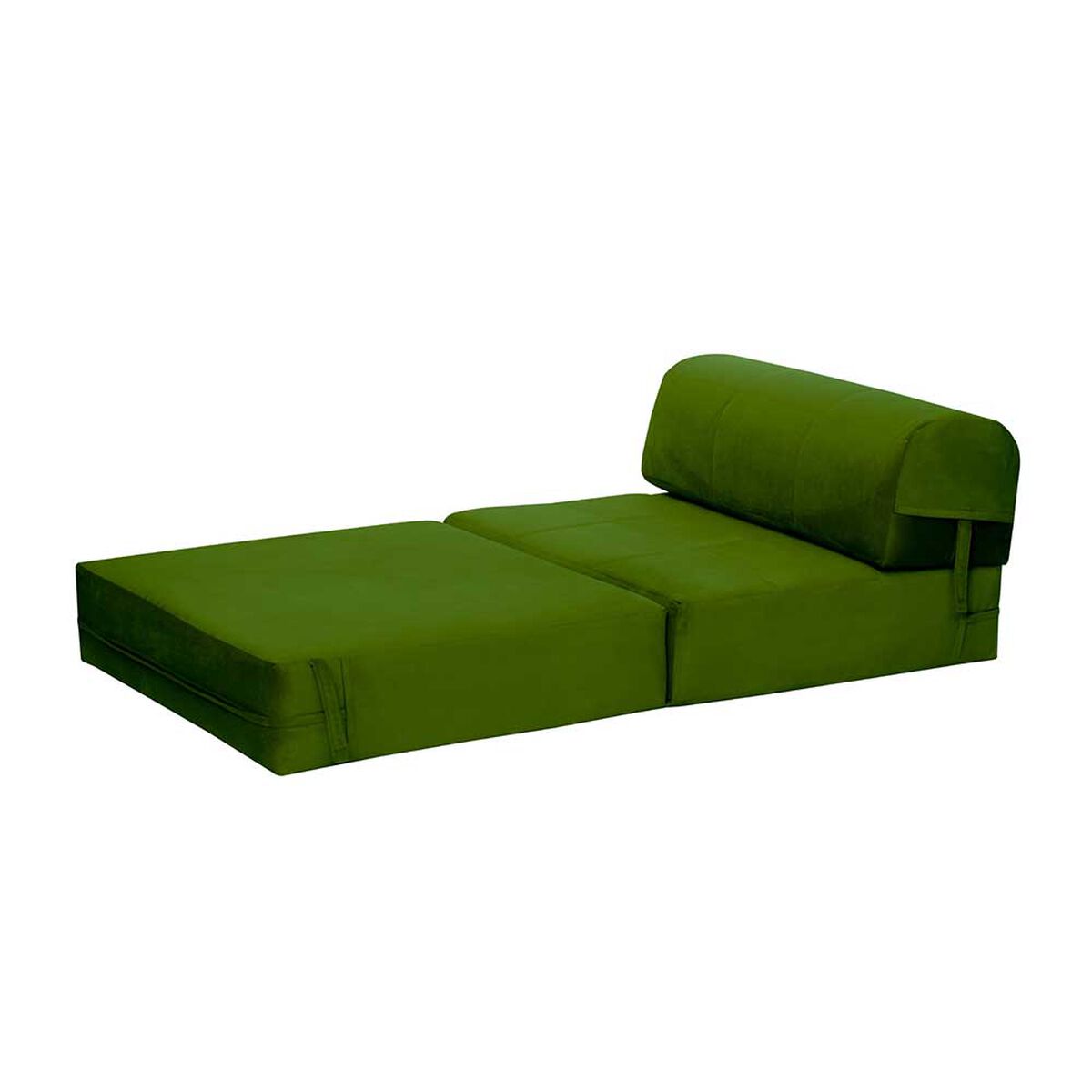 Sofá Cama Latam Home Velvet Siena 1 Cuerpo Verde