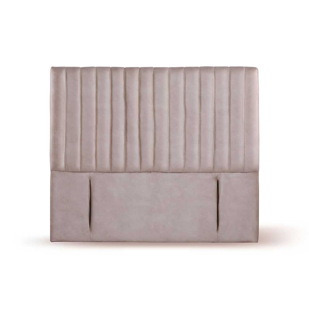Respaldo Latam Home King Sorrento Cuero Gris