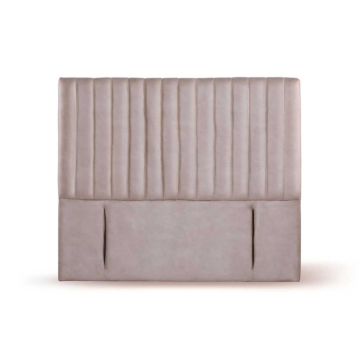 Respaldo Latam Home King Sorrento Cuero Gris