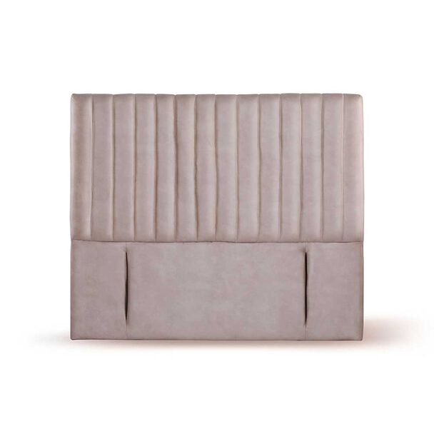 Respaldo Latam Home King Sorrento Cuero Gris
