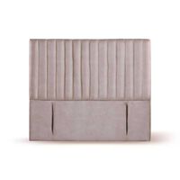 Respaldo Latam Home King Sorrento Cuero Gris