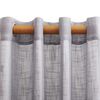 Cortina Dib Velo Glasgow Liso Gris 140 x 230 cm