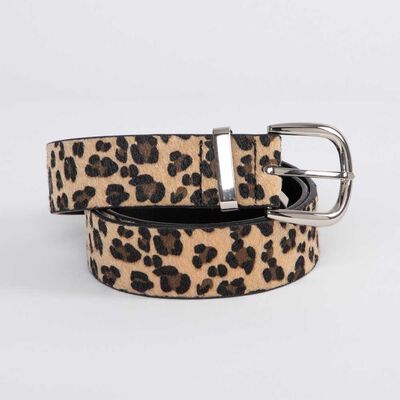 Imagen 1 del producto Cinturón Ecocuero Mujer Icono Animal, Black