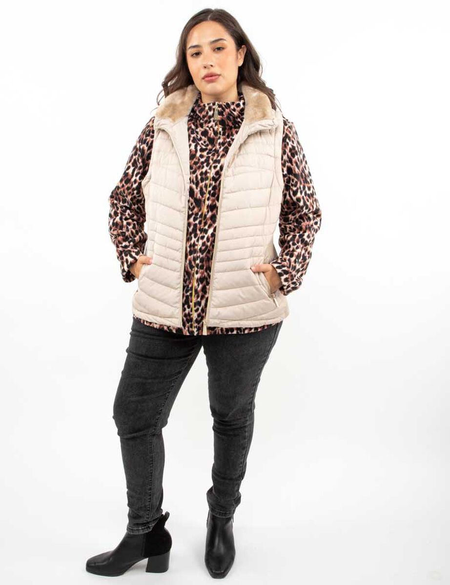 Parka Larga Sin Mangas Mujer Extralindas