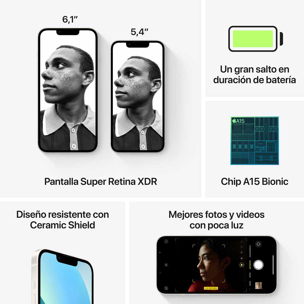 Apple iPhone 13 128GB Starlight 6,1