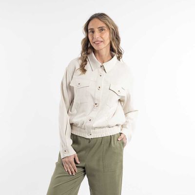 Chaqueta Lino Mujer Portman Club