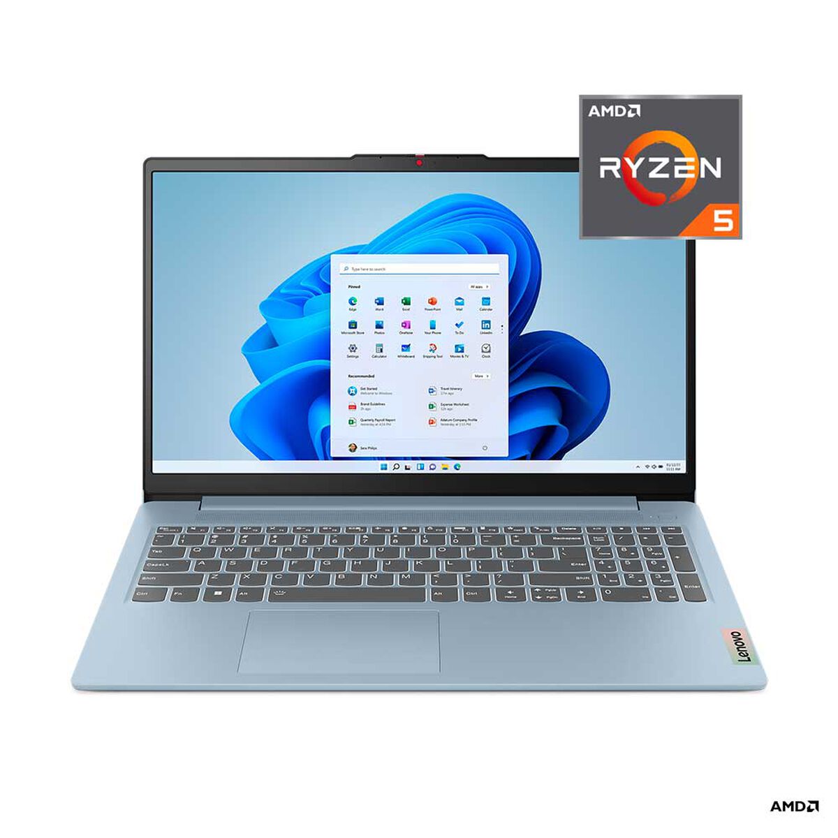 Notebook Lenovo Ideapad Slim 3 AMD Ryzen 5 16GB 512GB SSD 15,6"