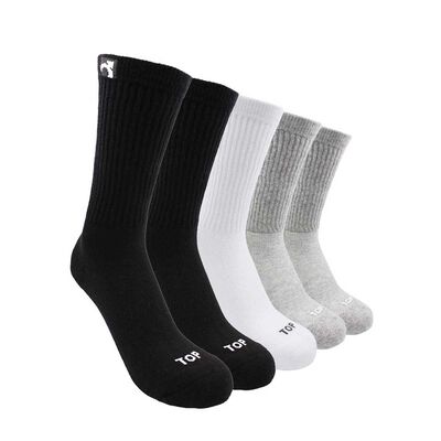Pack 5 Calcetines Largos Deportivos Hombre Top Color-1, Color-2, Color-3, Color-4, Color-5