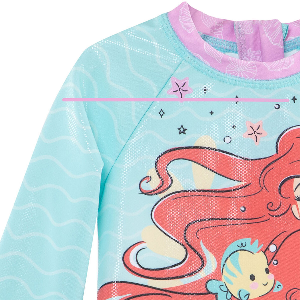 Conjunto Traje de Ba&ntilde;o Sirenita UV50+ Manga Larga  Princess