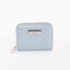 Billetera Piton Celeste Eco Cuero Mujer Portman Club