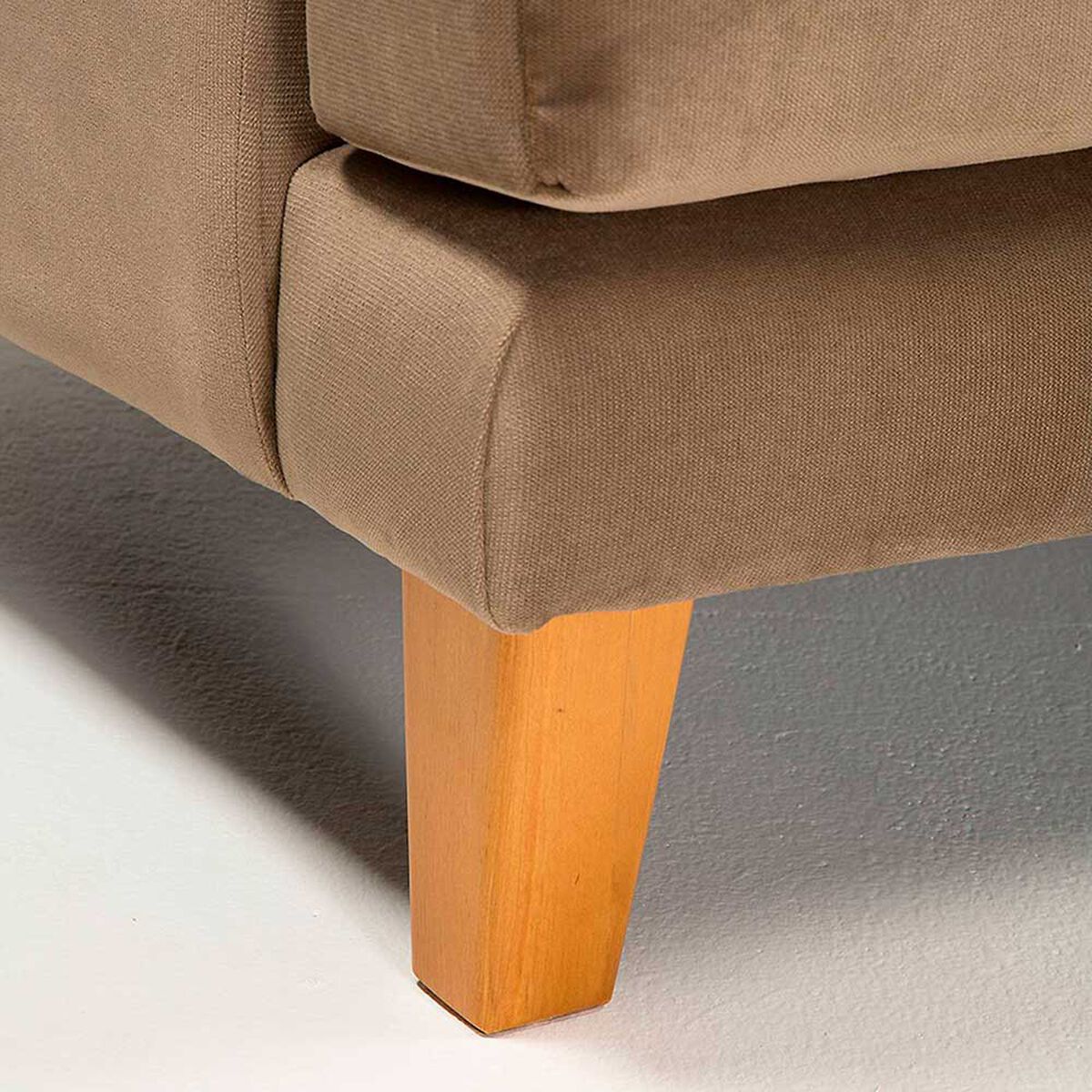 Juego de Living Barra Design Larisa Sofá 3 Cuerpos + Dos Sillones 1 Cuerpo Beige