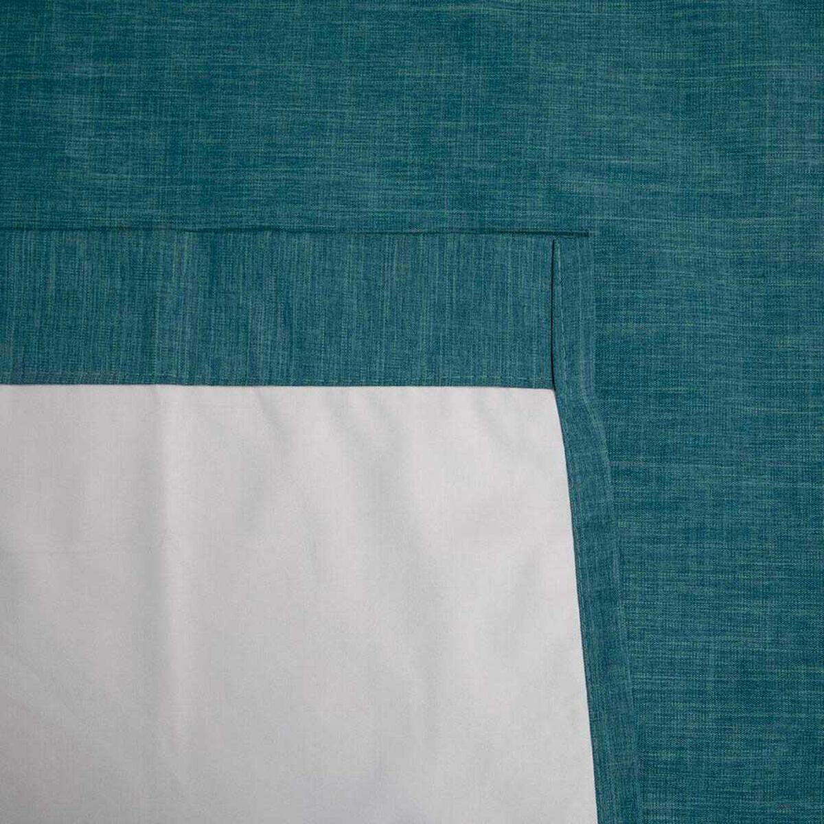 Set Cortinas Doral Amazon City  220 x 140 cm Azul Petroleo