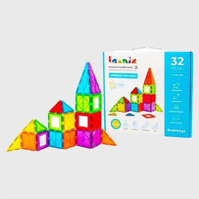 Imagen 2 del producto Juego 32 Piezas Magnéticas Imanix