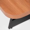 Mesa de Comedor Roca Rio 160x90cm Canela Negro