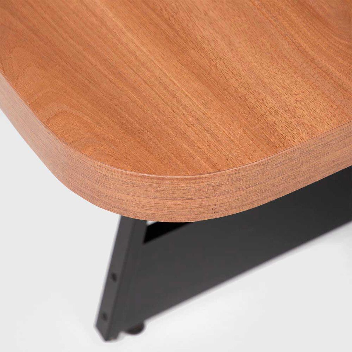 Mesa de Comedor Roca Rio 160x90cm Canela Negro