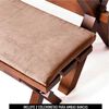Juego de Comedor Latam Home Sevilla Granada 2 Sillas + 2 Bancas Velvet Beige