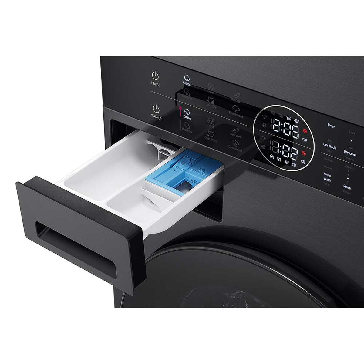 LG Lavadora secadora WK14BS6.APBPECL 14/10 Kg Frontal Negro Matte