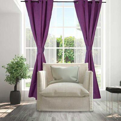 Imagen 2 del producto Set Cortinas Doral Amazon City  220 x 140 cm Lila
