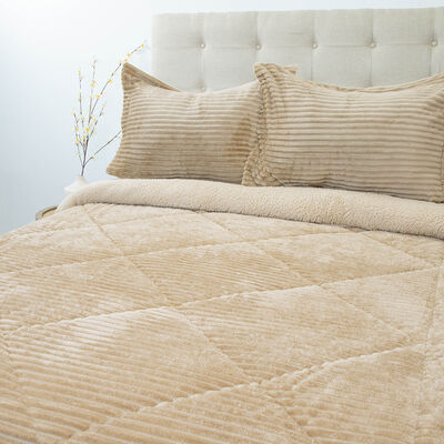 Cubrecama Doral Super King Senses Beige