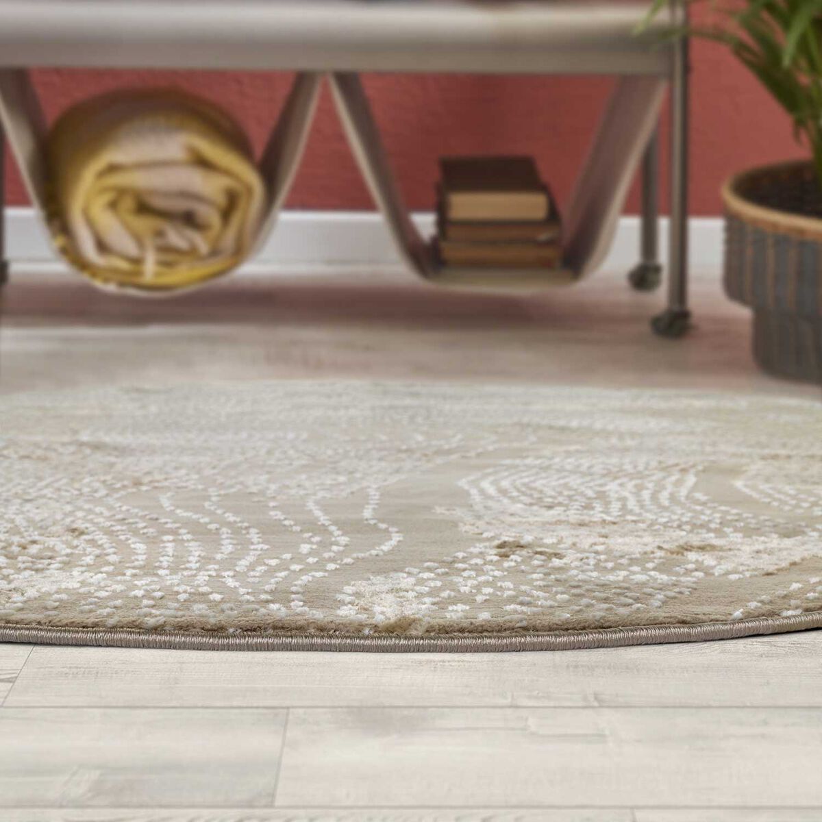 Alfombra Modalfo Babil Beige 160 x 160 cm
