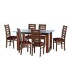 Juego de Comedor Latam Home Pamplona Cadiz 6 Sillas Velvet Burdeo