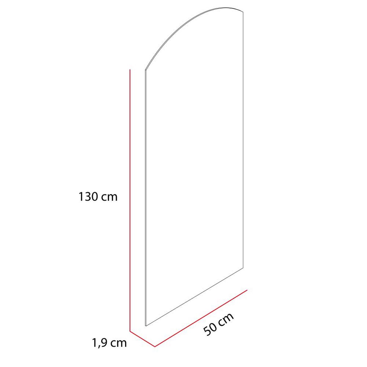 Espejo Rectangular TuHome Oporto 50 x 130 cm