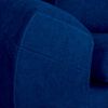 Seccional Izquierdo Elegant Houston Cheise Tela 5 Cuerpos Azul
