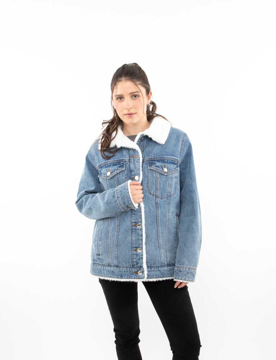 Chaqueta Oversized Chiporro Denim Mujer Icono