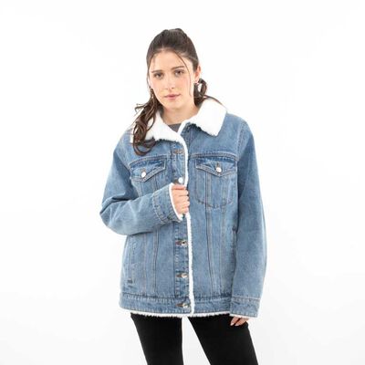 Chaqueta Oversized Chiporro Denim Mujer Icono