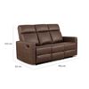 Juego de Living Reclinable CIC Asturias 3C+2C+1C Caf&eacute;