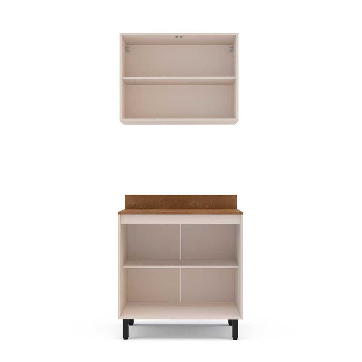 Kit Cocina Modular Premier Vekkahome 4 Puertas Beige