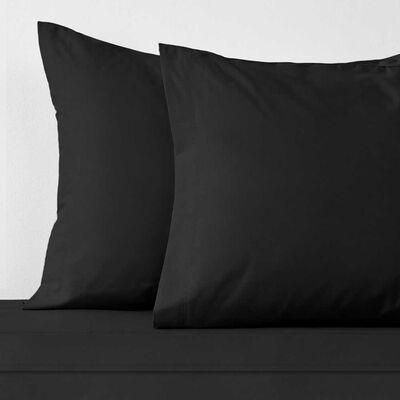 Imagen 2 del producto Juego de Sábanas Elements & Co 200 Hilos 2 Plazas Liso Negro