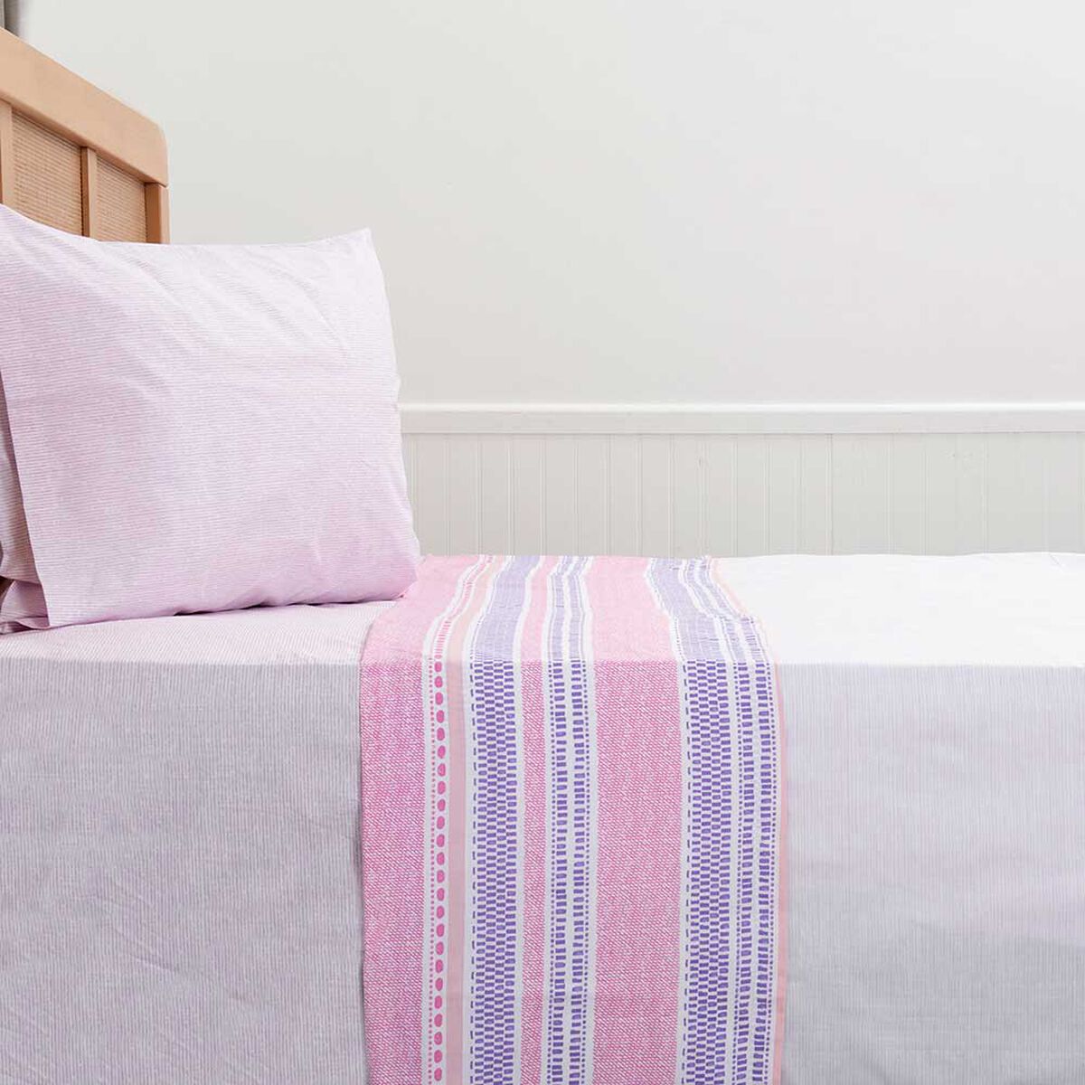 Juego de Sábanas Mashini 180 Hilos 1,5 Plazas Estampado Multicolor