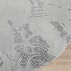 Alfombra Modalfo Babil Gris 160 x 160 cm