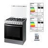 Cocina a Gas Samsung NX52A5411CS/ZS 6 Quemadores