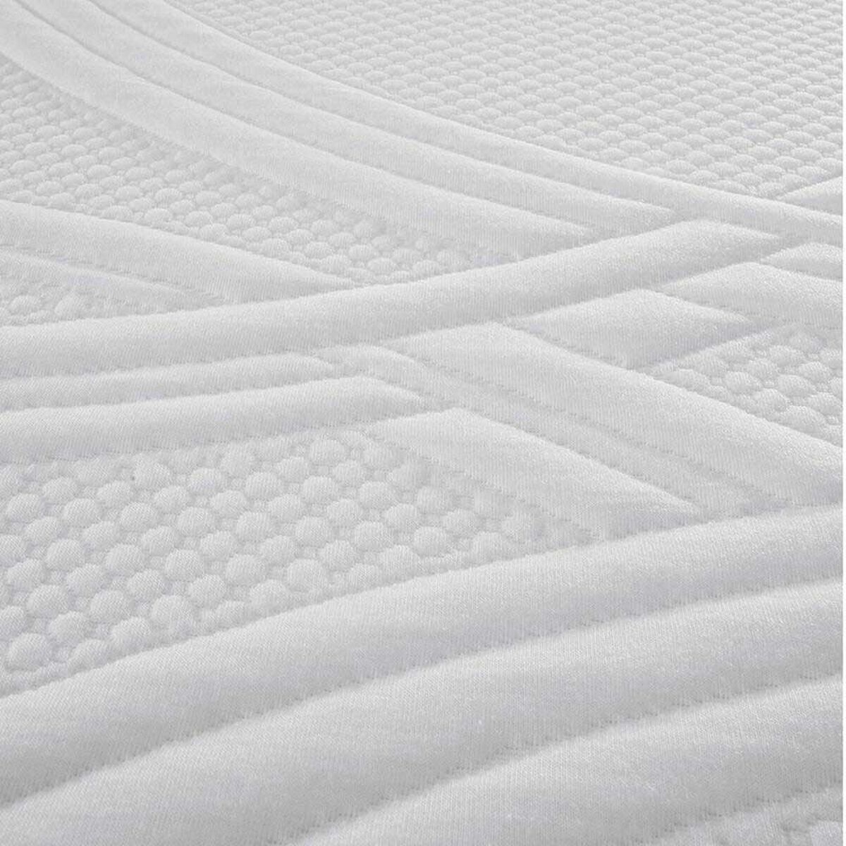 Box Spring CIC 2 Plazas New Ortopedic + Respaldo + 2 Veladores New Dublin