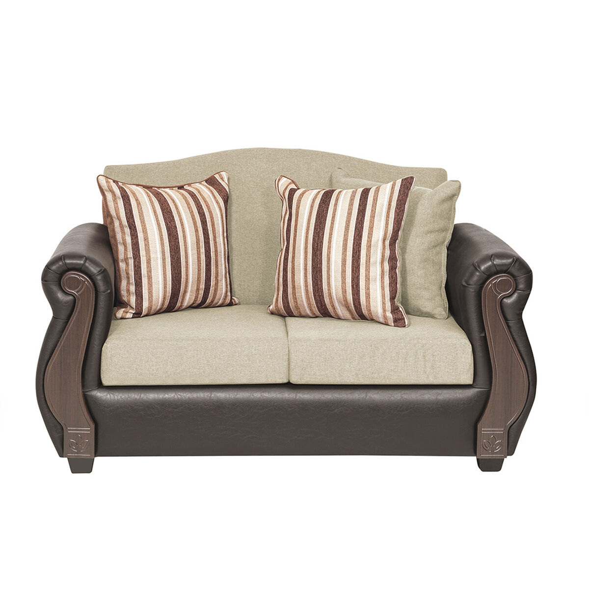 Sofá Innovamuebles New Bugambilia 2 Cuerpos Beige
