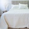Quilt Doral 3 Plazas Viena Liso Blanco
