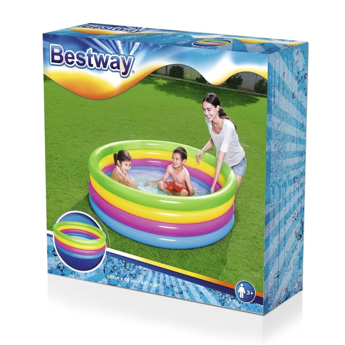 Piscina Inflable Redonda Multicolor Bestway