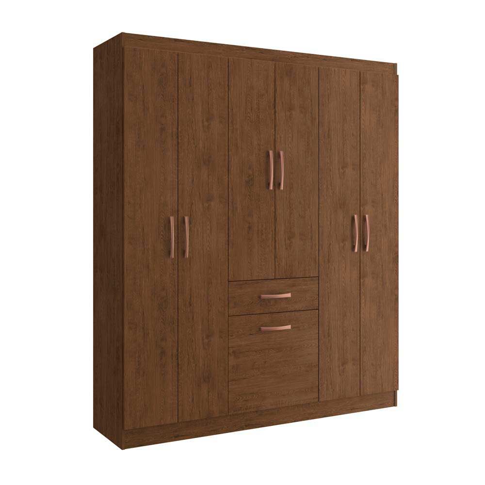 Clóset Altavision 5806 6 Puertas 1 Cajones Amarula
