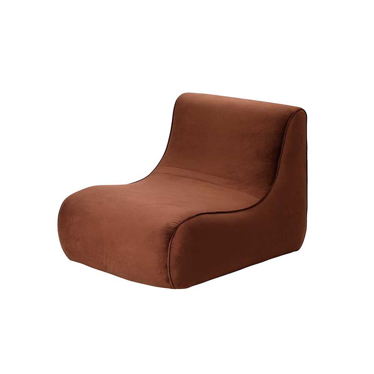 Sill&oacute;n Bodevir Komodo Felpa 1 Cuerpo Chocolate&nbsp;