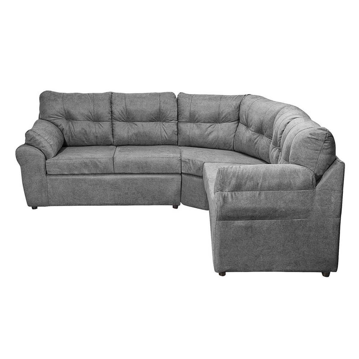 Sofá Seccional Innovamuebles Atlas 5 Cuerpos Gris Claro