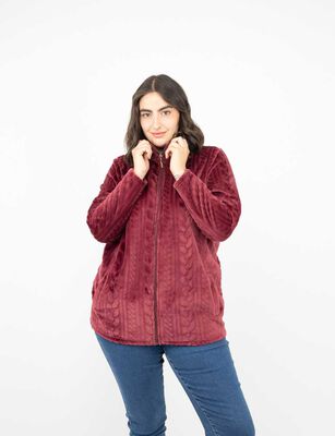 Imagen 1 del producto Polerón Mujer Extralindas Burdeo, Camel, Negro, Taupe, Verde